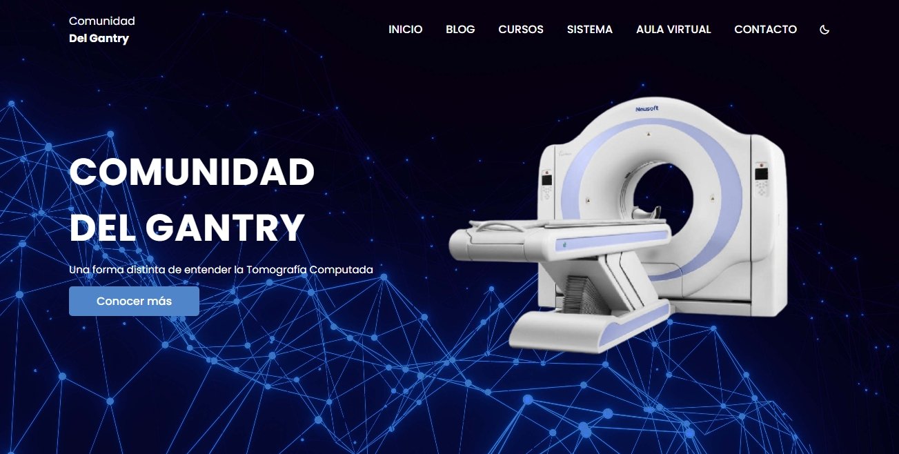 Sitio Web La Comunidad Del Gantry
